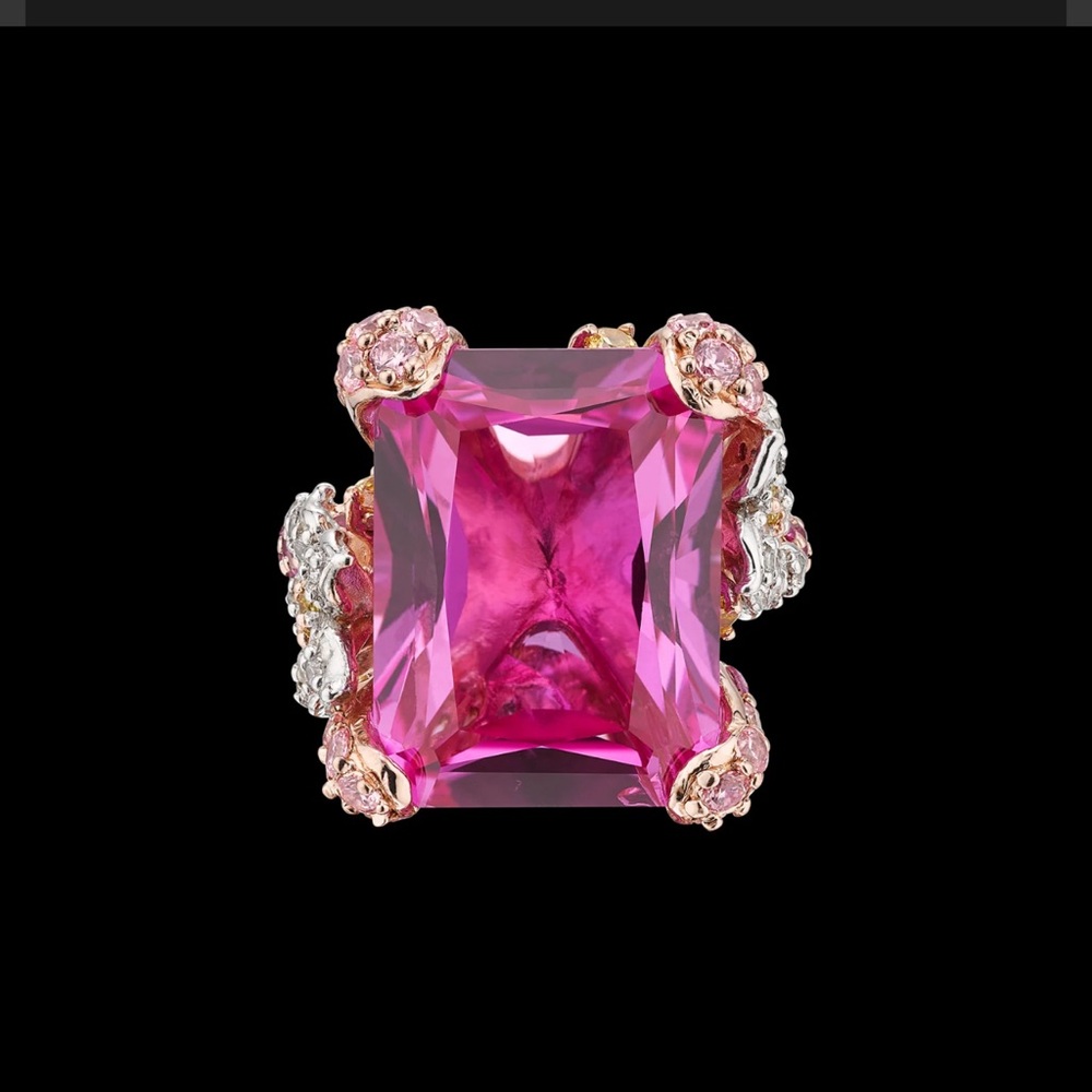 Rose Pink Cinderella Ring